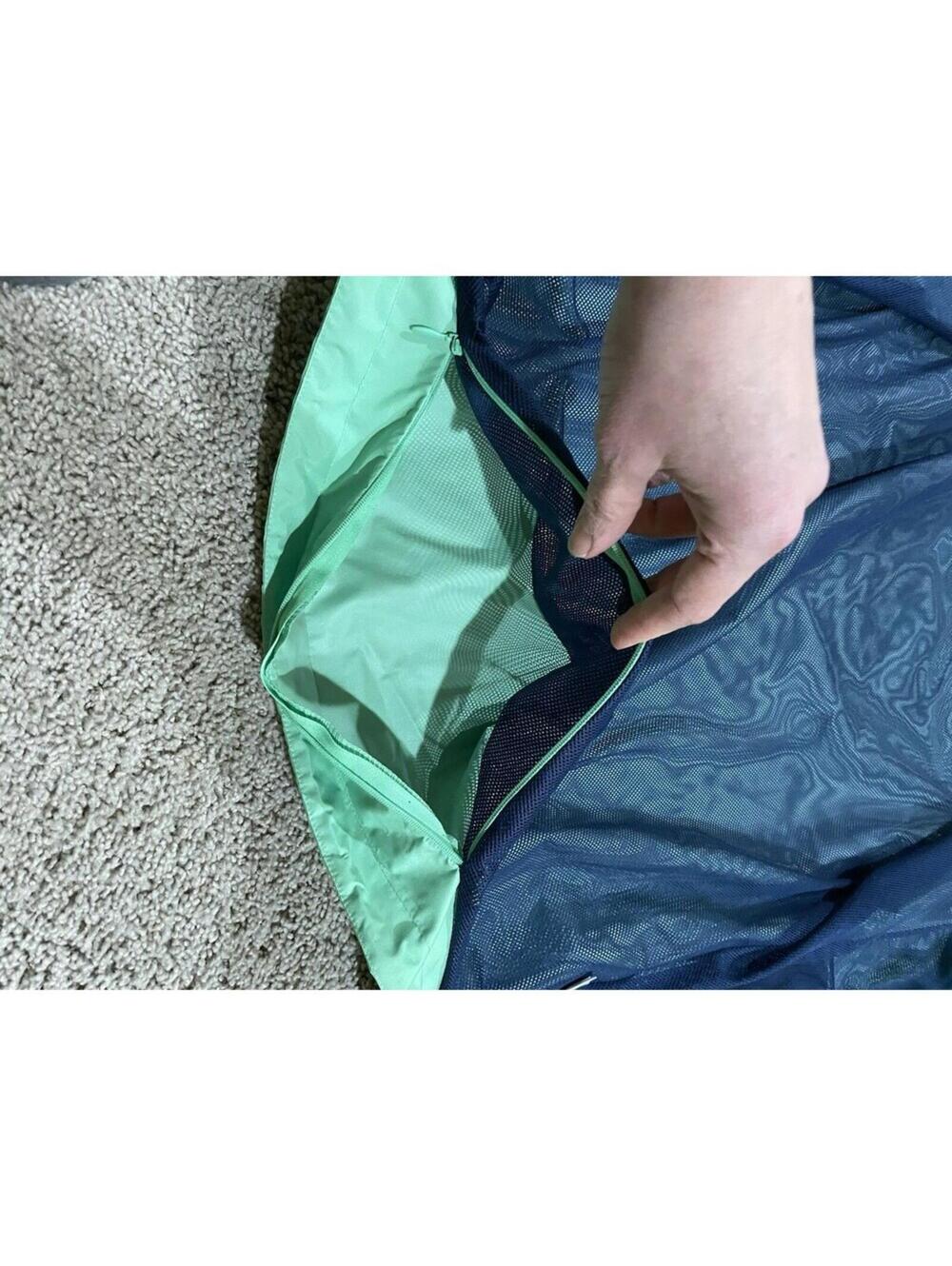 Peter Millar Women's Rain Jacket Coat Full Zip Green L Large 1/2 Sleeve Pockets - Picture 8 of 10